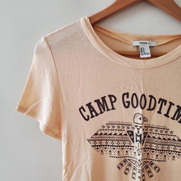 Forever21 baby yellow graphic t shirt small - Picture 4 of 6